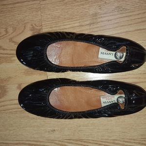 Lanvin Paris Black  Flats